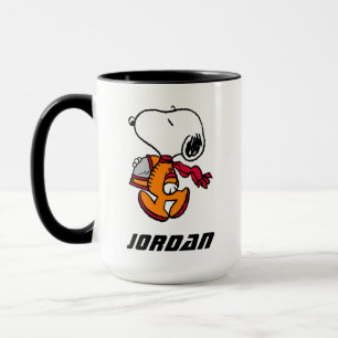 UTRYMME   Snoopy   Lägg till ditt namn Mugg