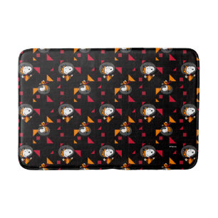 UTRYMME   Snoopy Space Kostym Black Mönster Badrumsmatta