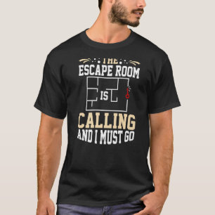 Utrymme - spel Avsluta Puzzle Boxes Board Horror T Shirt