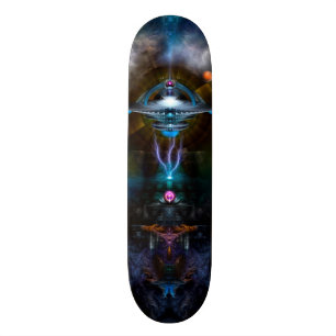 Utrymme Station ankariskt skateboard med maskinvar