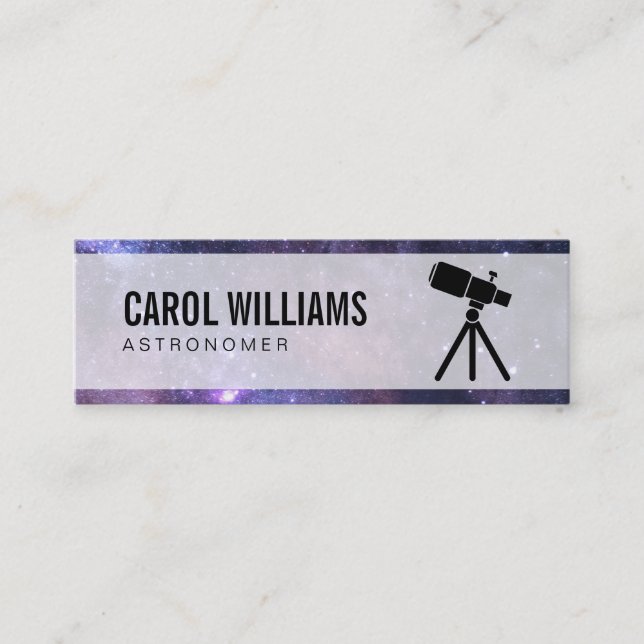Utrymme | Stellar (telescope) Mini Visitkort (Framsida)