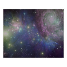 Utrymme, stjärnor, galaxer och nebulor