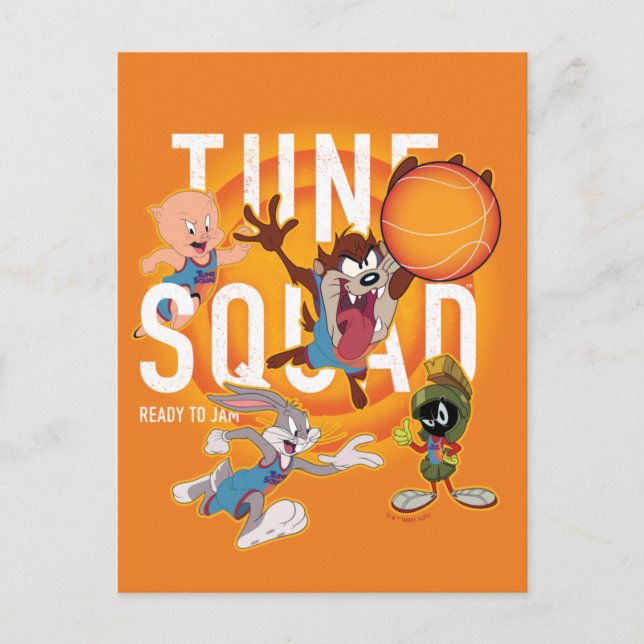 UTRYMME SYLT: EN NY LEGACY™ | TUNE SQUAD™-enhet Vykort (Framsida)