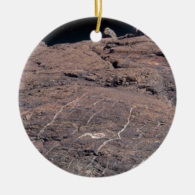 Utrymme till skymning julgransprydnad keramik (Framsidan)