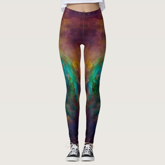 Utrymme ut i Chaos in Orion Leggings (Framsida)