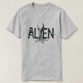 Utrymme, utjämnad text t shirt