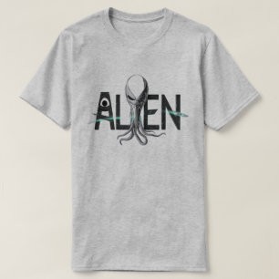 Utrymme, utjämnad text t shirt