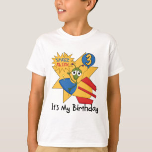 Utrymme utomhus 3:e födelsedagskjortor och gåvor t shirt