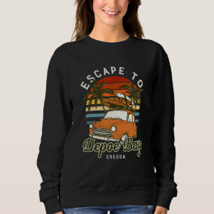 Utrymme vid Depoe Bay Oregon Ocean eller Sommar V T Shirt