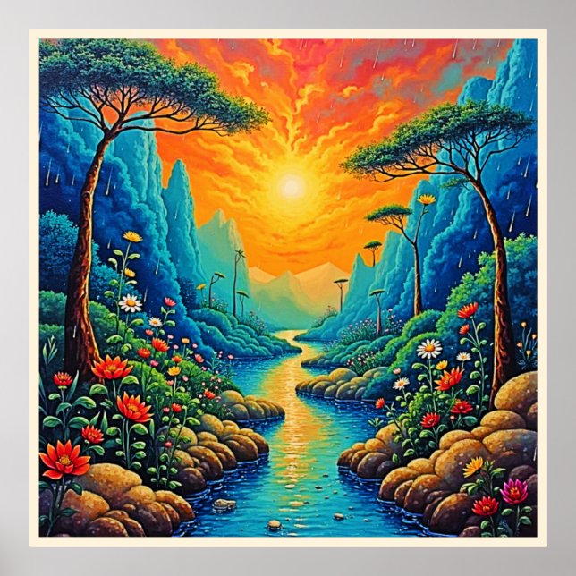 Utrymme vid naturkonst poster (Framsidan)