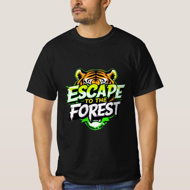 Utrymme vid skogshälsan t shirt (Framsida)