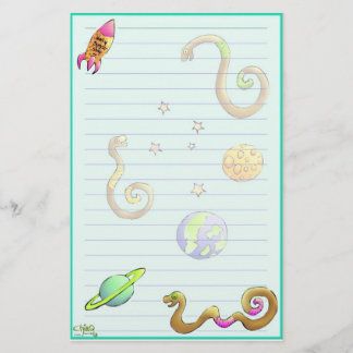 Utrymme Woims Stationery~ Brevpapper