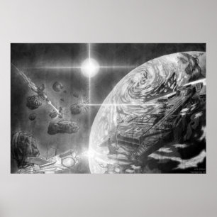 Utrymmeanfallare Poster