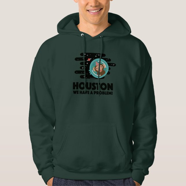 Utrymmeapa Hoodie (Framsida)