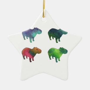 UtrymmeCapybaras Julgransprydnad Keramik