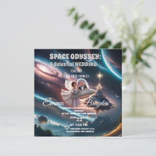 UTRYMMEDEL:EN CELESTIELL BRÖLLOP INBJUDNINGAR