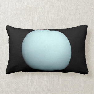 Utrymmefoto av planet Uranus Lumbarkudde
