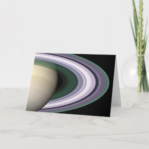 UtrymmefotoSaturns ringar förbigår kortet Kort