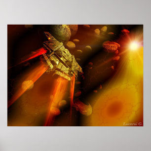 Utrymmefrakt Poster