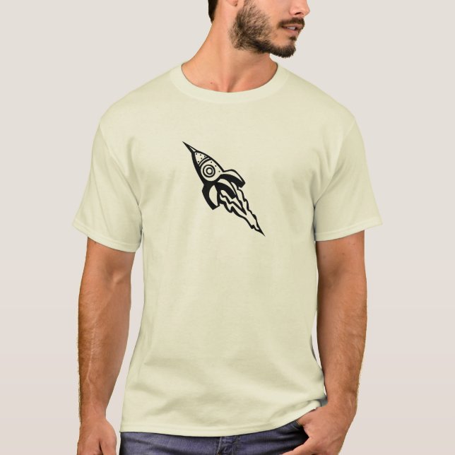 utrymmefraktt-skjorta tee shirt (Framsida)