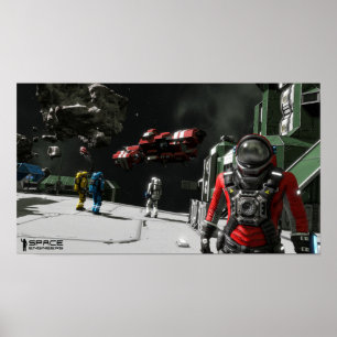Utrymmeingenjöroriginal värderar (den Matte) Poster