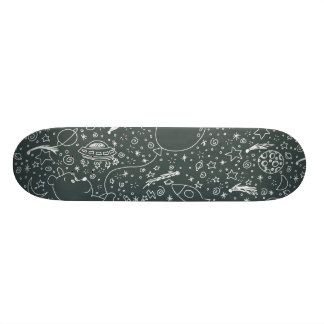 Utrymmeklotter Mini Skateboard Bräda 18,5 Cm