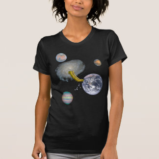 Utrymmemask som äter jord t-shirt