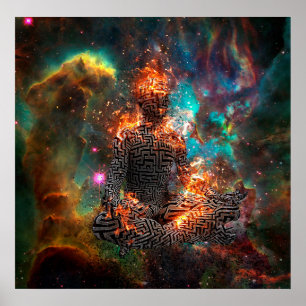Utrymmemeditation Poster