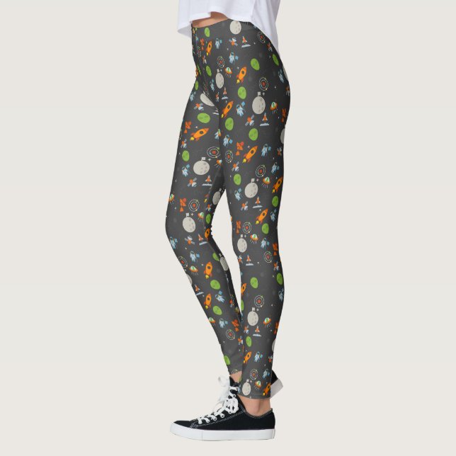 Utrymmemönster Leggings (Vänster)