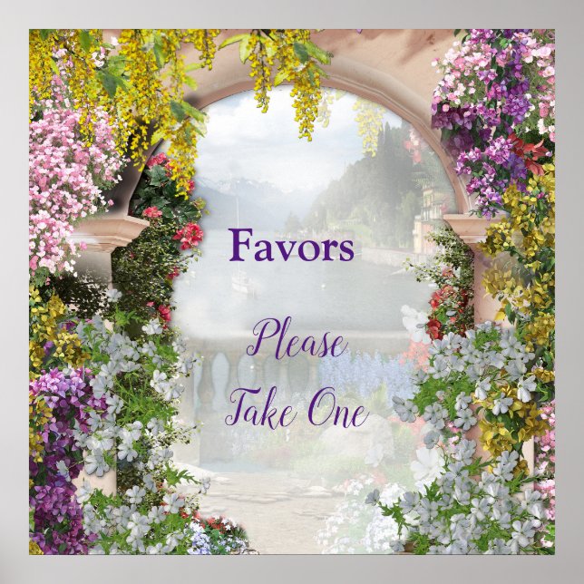 Utrymmen i italienska land poster (Framsidan)