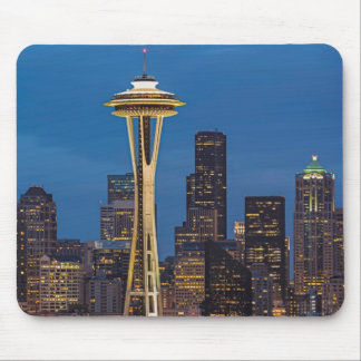 Utrymmenålen och den i stadens centrum Seattle Musmatta
