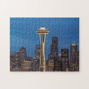 Utrymmenålen och den i stadens centrum Seattle Pussel