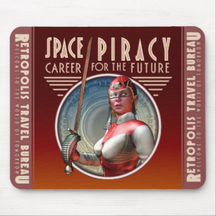 Utrymmepiratkopieringmusen vadderar musmatta
