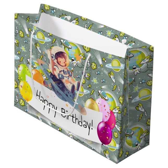 Utrymmesålder födelsedag (Framsidan Vinklad)