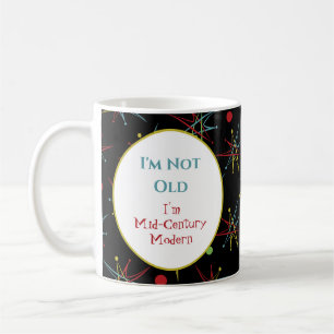 Utrymmesåldern atomretro - inte gammaldags modern kaffemugg