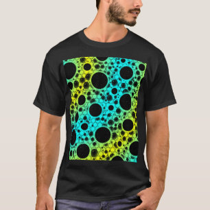 Utrymmesbubblor - cyan/Gult T Shirt