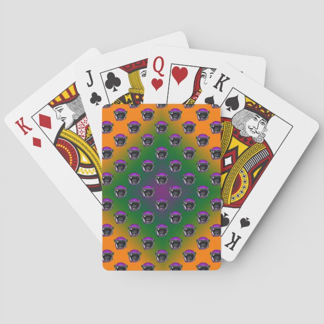 Utrymmeschimp Casinokort (Baksidan)