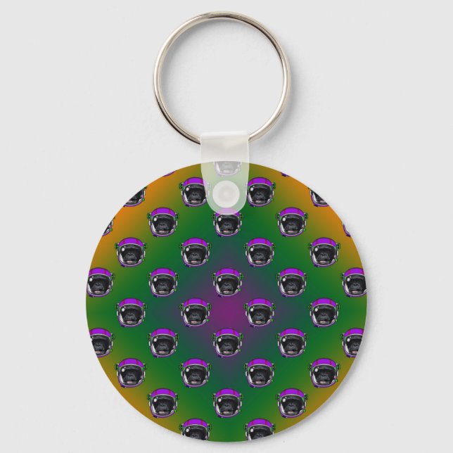 Utrymmeschimp Nyckelring (Framsida)