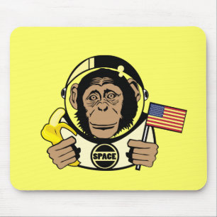 Utrymmeschimpans Mousepad Musmatta
