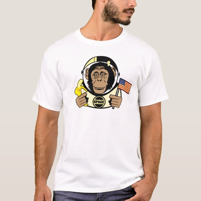 UtrymmeschimpansT-tröja T-shirt (Framsida)