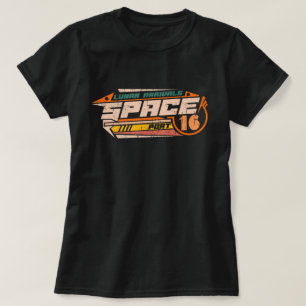 Utrymmesdesign futuristiska för yttre utrymmesport t shirt
