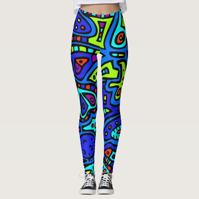 Utrymmesdocka nr 1 leggings (Framsida)