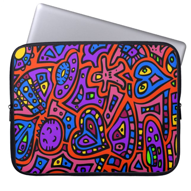 Utrymmesdocka nr 3 laptop sleeve (Framsidan)