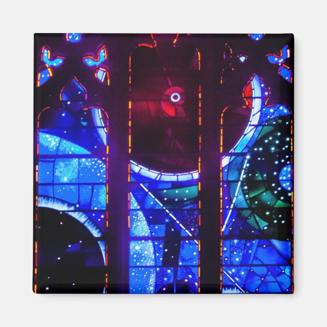 Utrymmesfönstret i Washington National Cathedral Magnet (Framsidan)