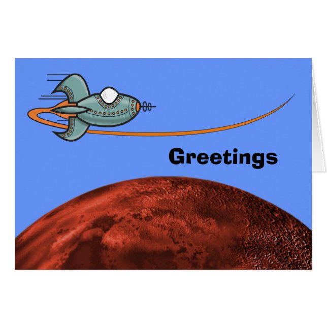 UtrymmesFrakt Hälsningskort (Framsidan Horizontal)