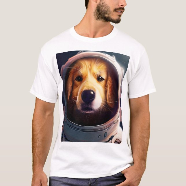 Utrymmeshund T Shirt (Framsida)