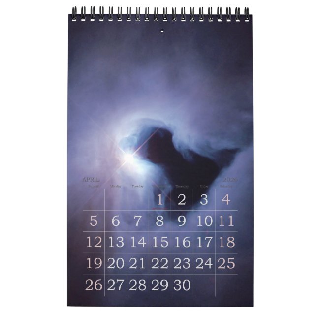 Utrymmeskalender Kalender (Apr 2026)