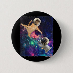 Utrymmeskatt kontra Space Hund Galaxy Epic Fig in  Knapp