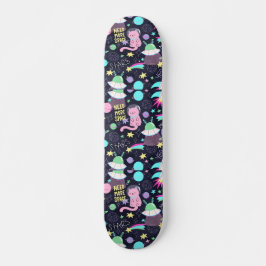 Utrymmeskatt Mini Skateboard Bräda 18,5 Cm