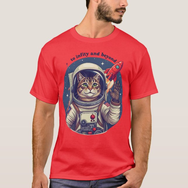 Utrymmeskatt T Shirt (Framsida)